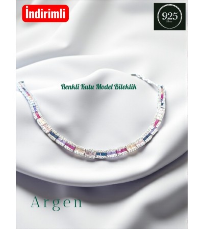 Renkli Kutu Model Bileklik