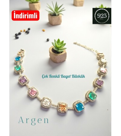 Çok Renkli Baget Bileklik