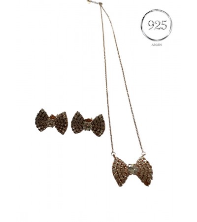 FİYONK ROSE GÜMÜŞ SET