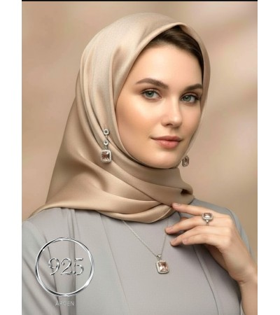 ZULTANİT BAGET  ÜÇLÜ GÜMÜŞ SET