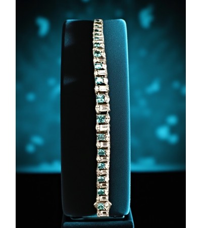Aqua Marin Zirconia Bileklik