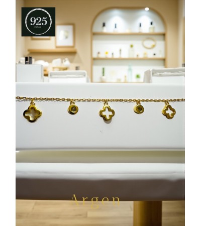 MARKA SALLANTILI GOLD GÜMÜŞ BİLEKLİK