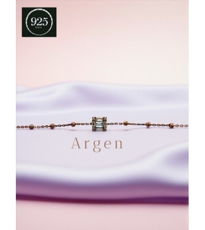 HAFİF ROSE BAGET GÜMÜŞ BİLEKLİK