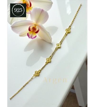 MARKA 4 YONCA KADIN GOLD GÜMÜŞ BİLEKLİK