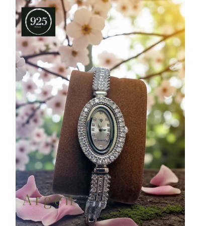 Elips Vintage Gümüş Saat