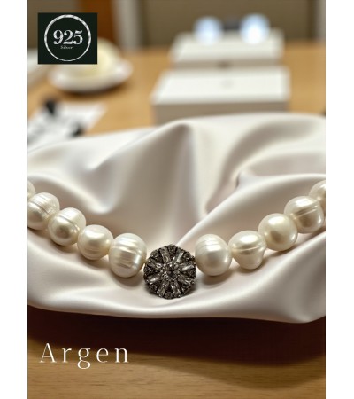 Doğal İnci Sade Elegant Kolye