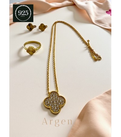 Marka Gold Elegant Kadın Gümüş Set