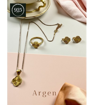 Marka Elegant Gold Kadın Gümüş Set