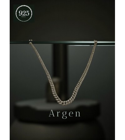 ZİNCİR ZİRKONİA ELMAS KESİM KADIN KOLYE