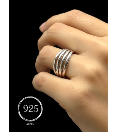 ÖLÇÜ 18  TAŞSIZ 925 AYAR GÜMÜŞ YÜZÜK