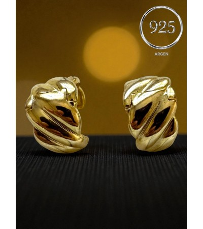 GOLD HALKA KADIN GÜMÜŞ KÜPE